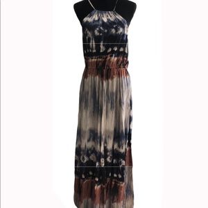 Earthbound tie dye sleeveless maxi dress size xl